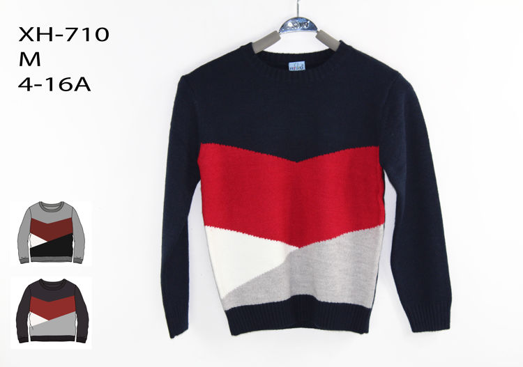 Picture of XH710 BOYS SWEATER IN SOFT HIGH QUALITY MATERIAL